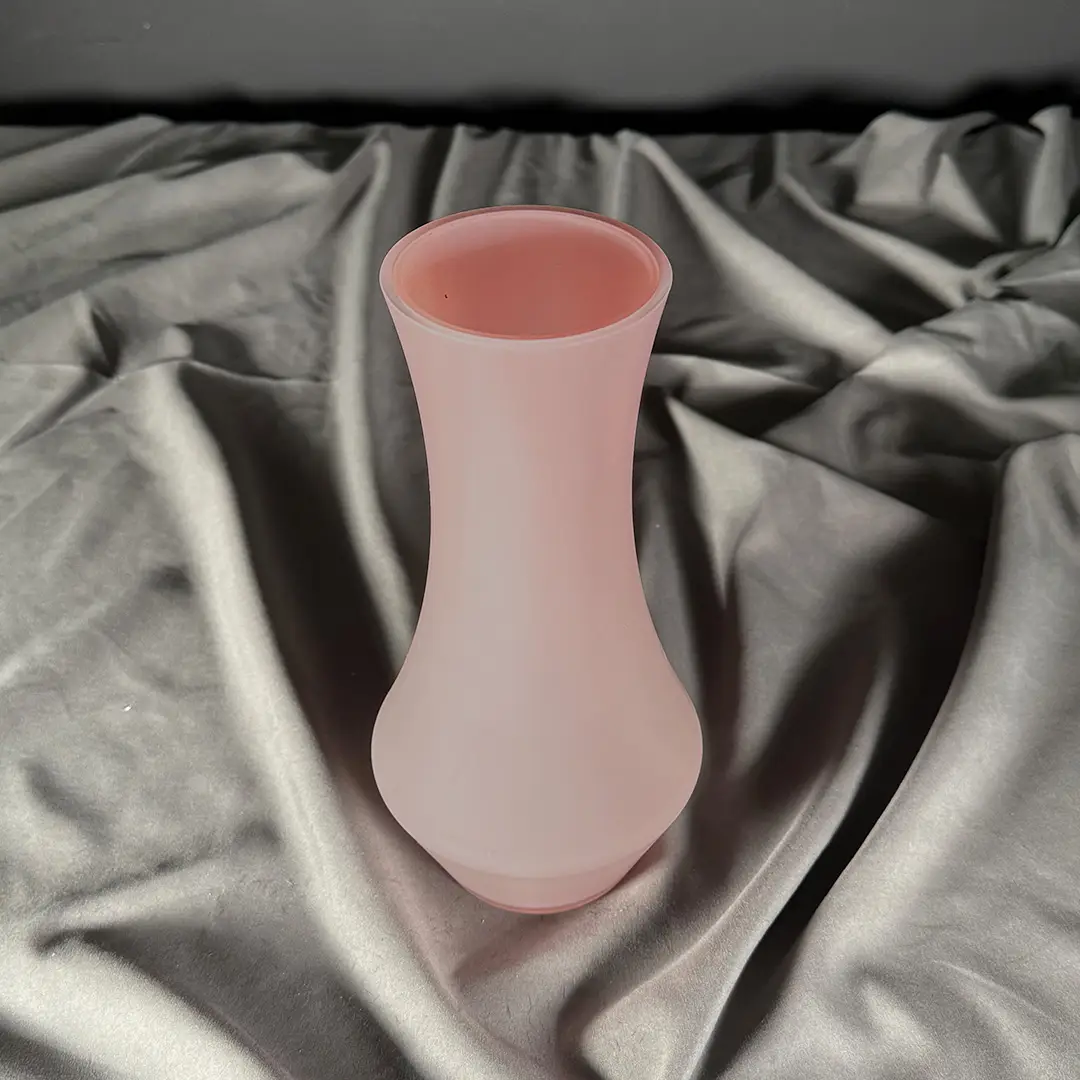 Glasvase „soft blush“ – 25 cm | rosé – Bild 3